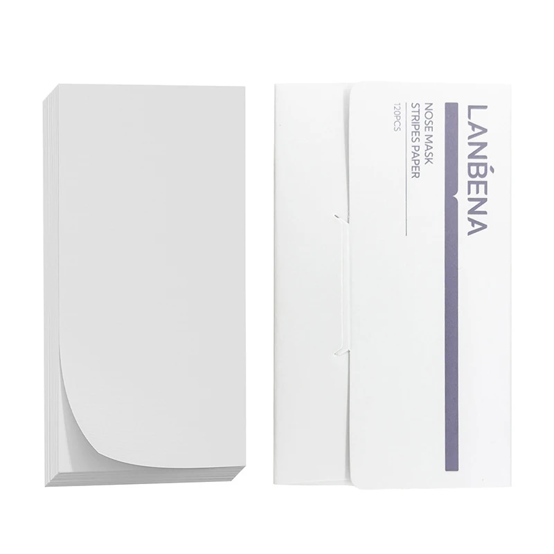 120 قطعة من شرائط إزالة الرؤوس السوداء، أقنعة تنظيف المسام النباتية لحب الشباب والنقاط السوداء، علاج قناع الطين المقشر