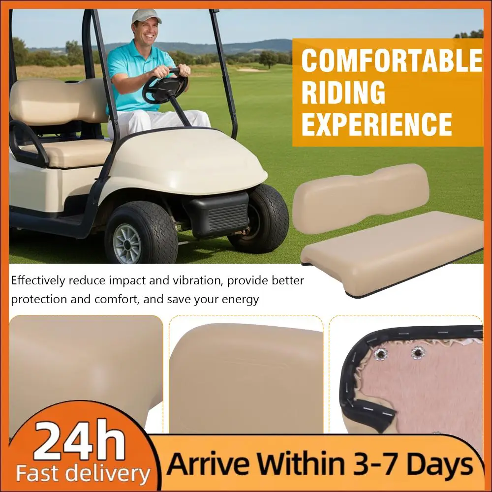 

Комплект передних подушек для гольф-кара 102076601 102076602, мягкие и удобные сменные подушки для переднего сиденья, подходят для моделей Club Car DS 2000.5 и новее.