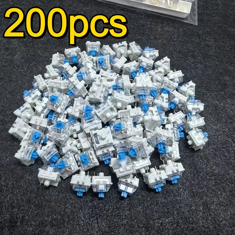 200/10PCS Mechanical Keyboard Switches Customizable Hot-Swappable 3 Pins Cross Stem for Mechanical Keyboard