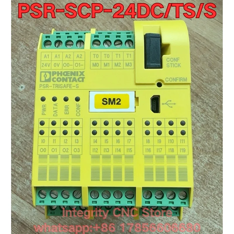 Second-hand PSR-SCP-24DC/TS/S safety module function test is normal