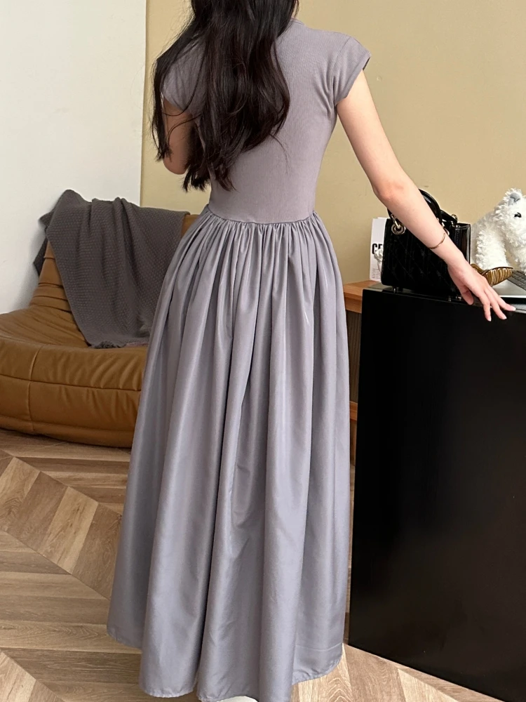 Oversize Women 4XL Summer Long Dresses Lolita Mori Girl Style High Waisted Off Shoulder Ruffle Dress Sundress jurk dames - Image 2