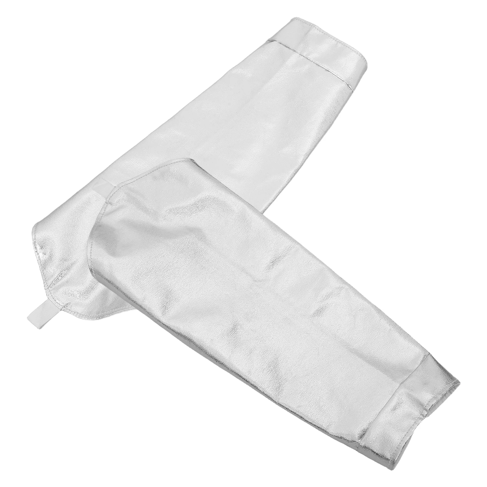 

2Pcs Aluminum Foil Arm Sleeves Heat Resistant Flame Retardant Insulation Cover for Cooking Welding High Temperature Protection