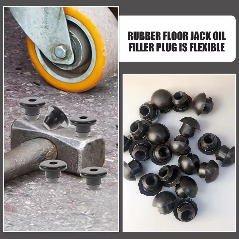 10 Pcs Car Jack Oil Plug Floor Filler Filling Horizontal Rubber Plugs Bottle Hydraulic Bung - Image 2