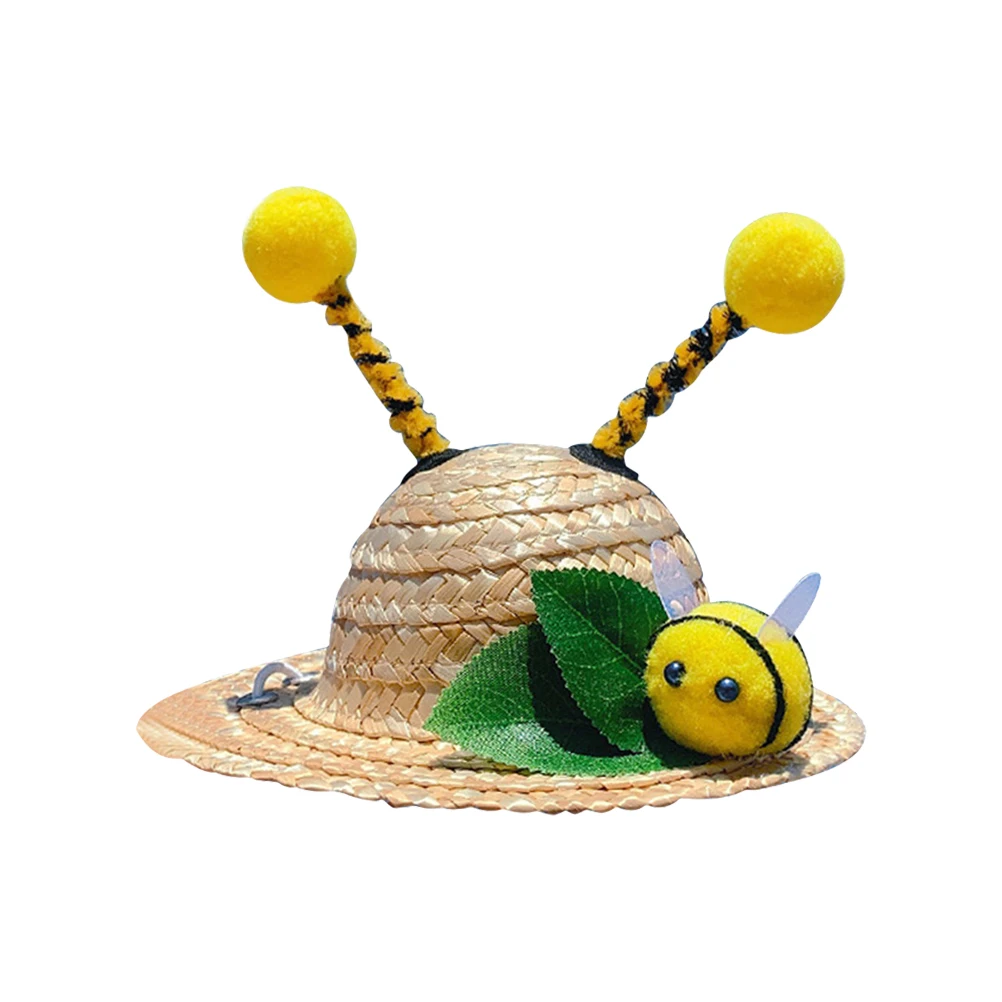 

Hat Pet Straw Sombrero Cap for Dogs Cats Wide Brim Photo Prop Fashion Accessories Halloween Christmas Pet Supplies