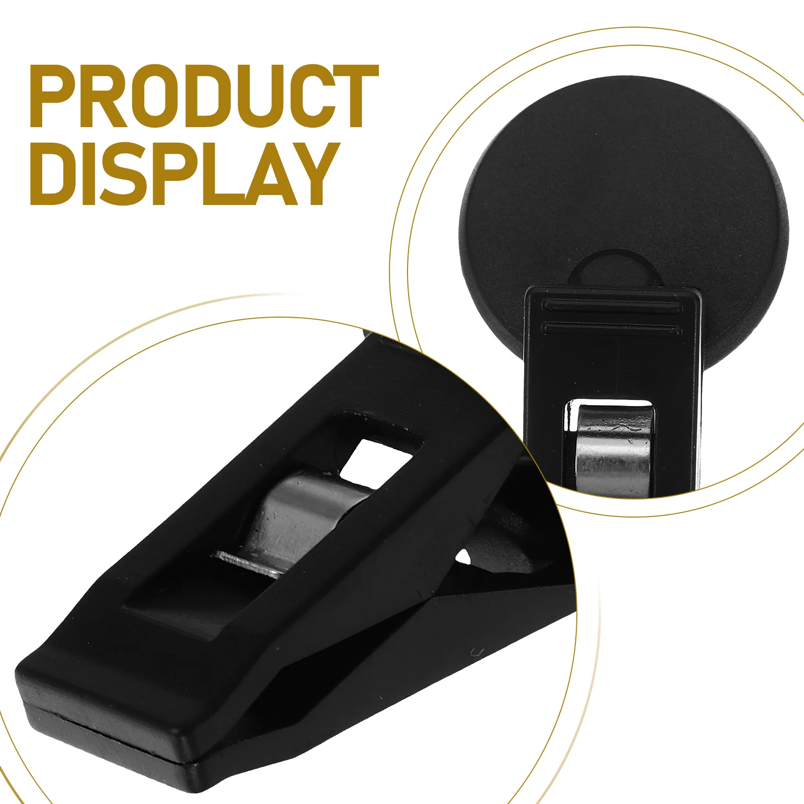 2Pcs Clear Plastic Ticket Folder Multi-Purpose Clip for Car Dashboard Notes Bills Business Card Holder Ticket Folder