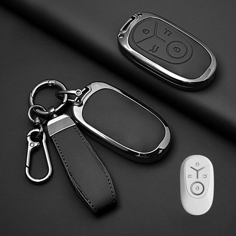 

Car Key Case Buckle Car Key Case for Geely EX2 2025 2026 Key Case for Car Organizer Keychain Covers Interior Accessories