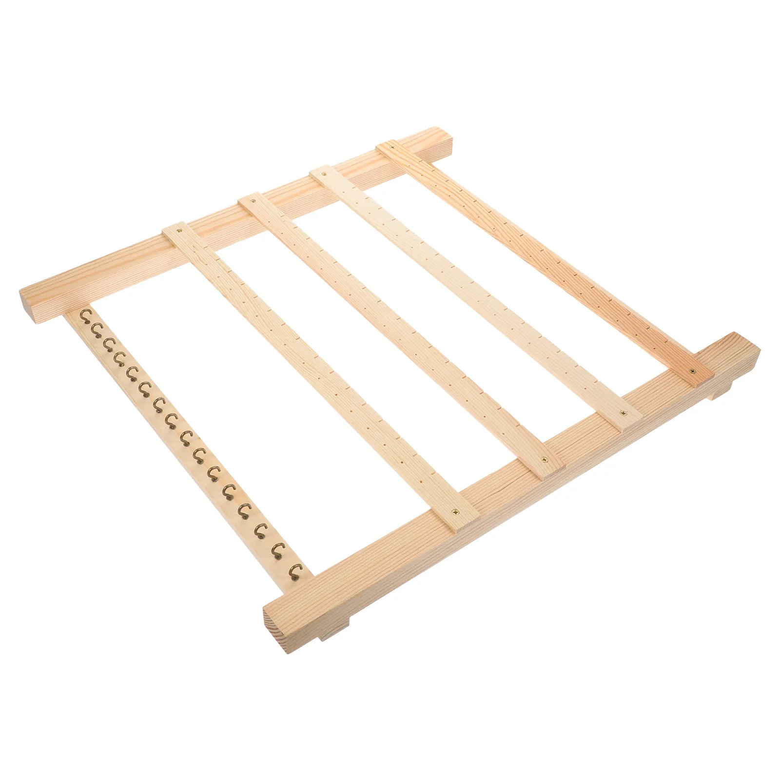 

Jewelry Storage Rack Wall Mounted Wooden Earring Necklace Holder Display Organizer for Home Decor Hanging Jewelry Hanger