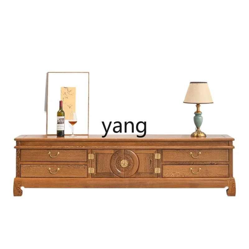 

L'm'm Living Room Antique New Chinese Solid Wood TV Stand Chinese Bedroom Drawer Locker