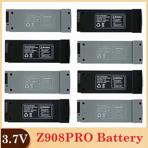 기존 Z908 Pro 기존 배터리 3.7V 2000MAh Z908 PRO 드론 배터리 Z908pro Drone Quadcopter 교체 액세서리 NEW