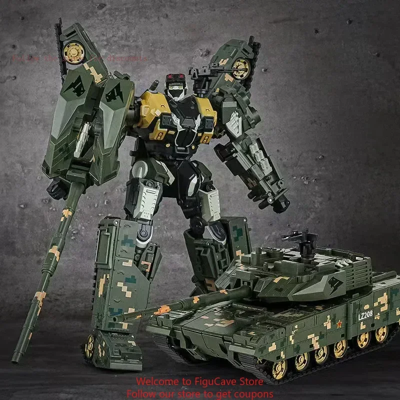 

In Stock Transforming Toy Hakuwudo 96B Type 15 Light Tank Hunter Wind Sharp Leopard Anime Action Figures Toys Collection Gifts