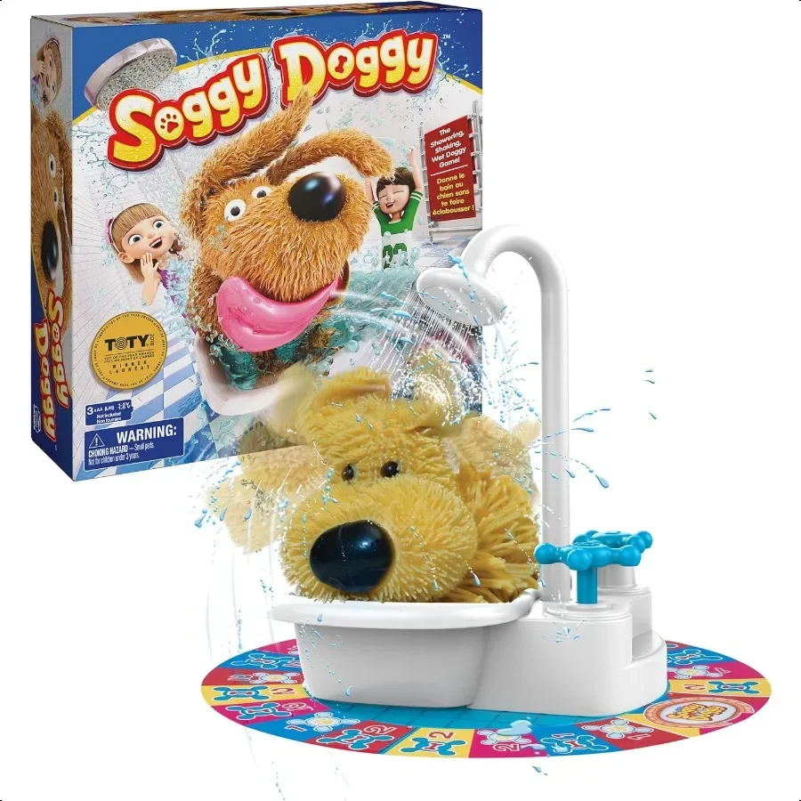 

Игры Soggy Doggy The AwardWinning Wet Silly Настольная игра для семейной игры Ночная интерактивная игрушка для собак Screenl Activity для семьи