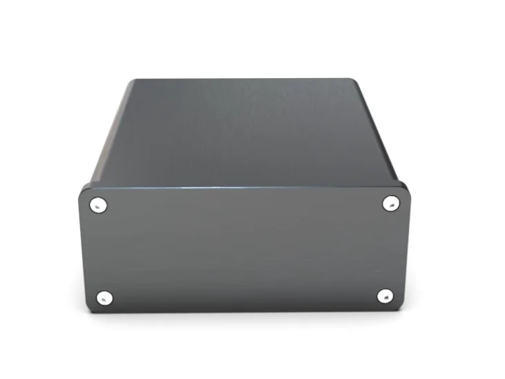 A/ All-Aluminum Power Amplifier Chassis / Headphone Amplifier / DAC / Decoder Chassis / Amp Enclosure DIY Box ( 116* 50* 139mm)