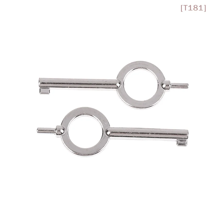 2 pares de llaves universales planas estilo americano para esposas de seguridad, llavero especial para cerraduras de esposas.