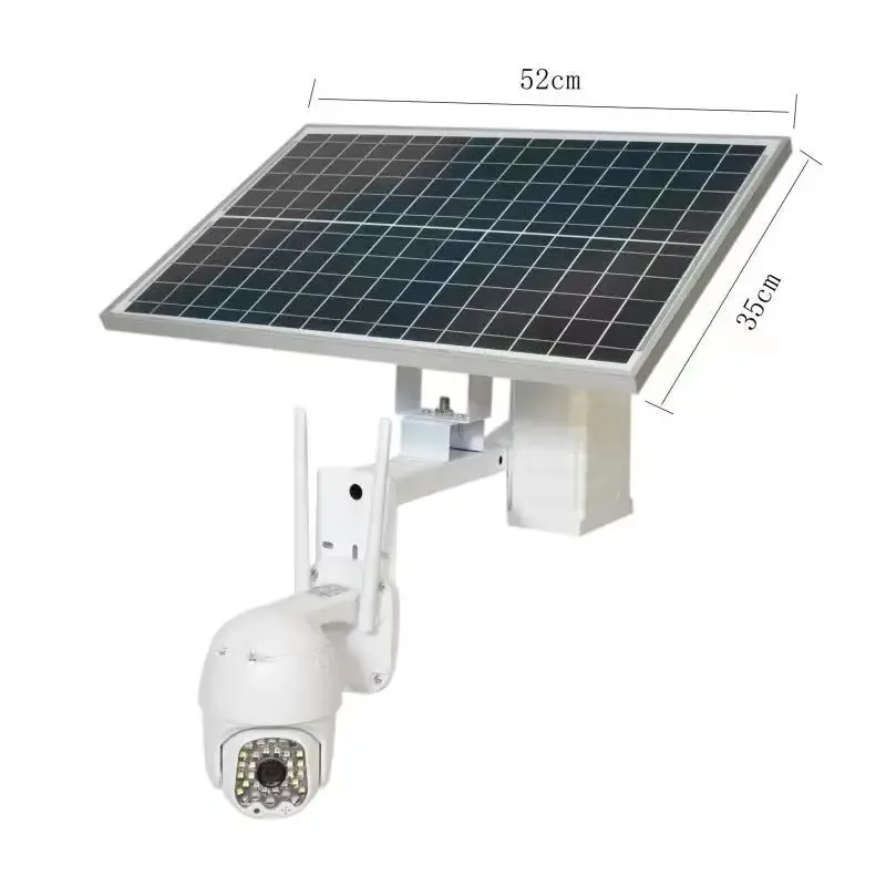 Phone App. CamHi Pro Remote Outdoor Tracking Pan Tilt 365 Day Night Recording Solar Panel 4G PTZ Network Camera