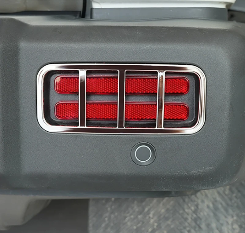 

Car Rear Fog Lampshade Suitable for BAIC 212 T01 2024-2025 Modified Auto Fog Lamp Stainless Steel Decorative Frame Sticker