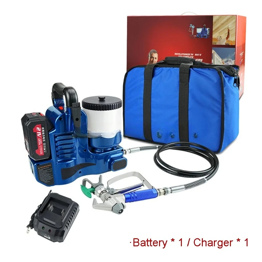 High Pressure  Spraying Machine Electric Paint Sprayer Airless Spray Gun Lithium Battery Airless Spray Machine