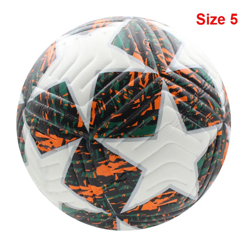 NONE Hochwertige Fußbälle, offizielle Größe 4/5, PU-Material, nahtloses Tor, Team, Outdoor-Match-Spiel, Fußballtraining, Ballon de Foot 3