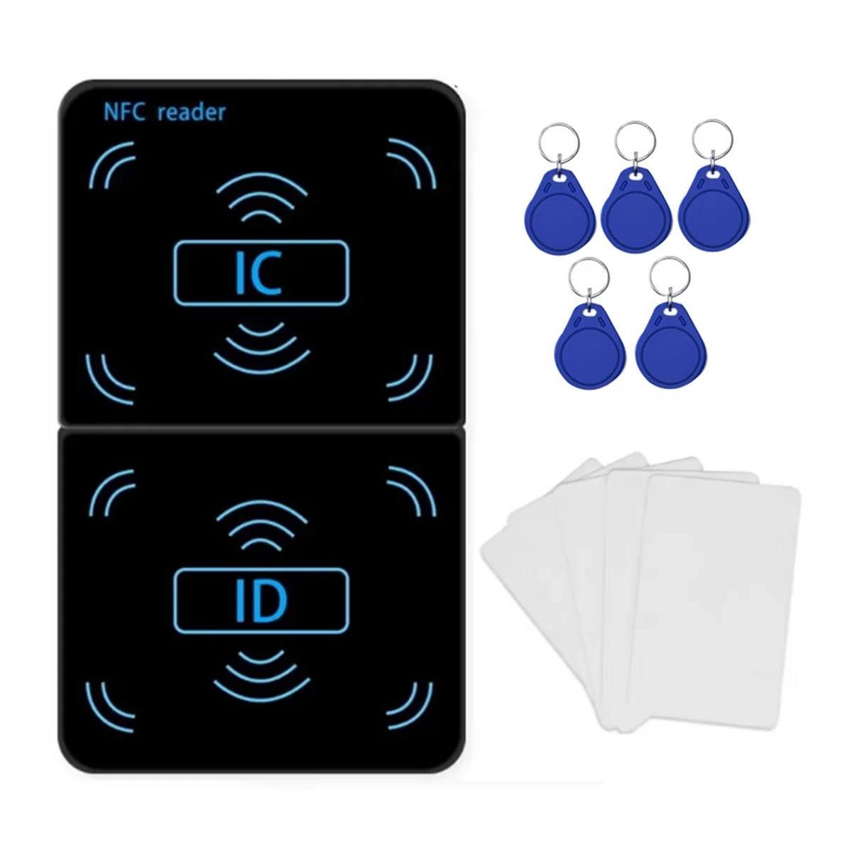 

A16Q-NFC Считыватель Писатель Копировальный аппарат Дубликатор 125 кГц 13,56 МГц USB UID T5577 EM4305 RFID-брелок Программатор с шифрованием тегов смарт-карт