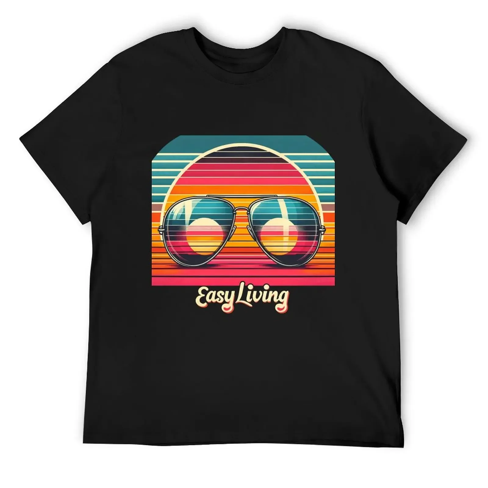 Sunny Days Easy Living T-Shirt vintage graphic tee customizeds mens tall t shirts