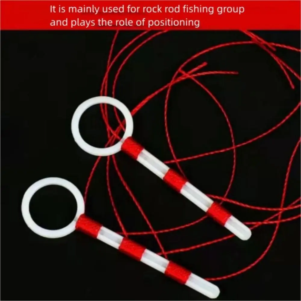 

50pcs Cotton Thread Bobber Looper Stop Knots Cord String Fishing Tools Cotton Thread Knot Plastic Orange/Red/Yellow Sea Fishing