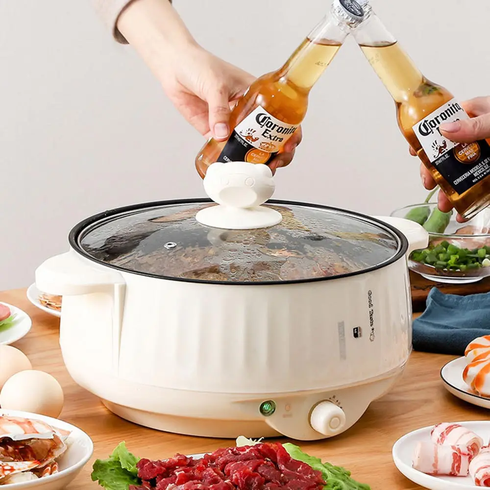 Student Dormitory Electric Cooker, Multi-Function Household Electric Cooker, Takeaway Hot Pot, Electric Wok, Steamer, Non-Stick