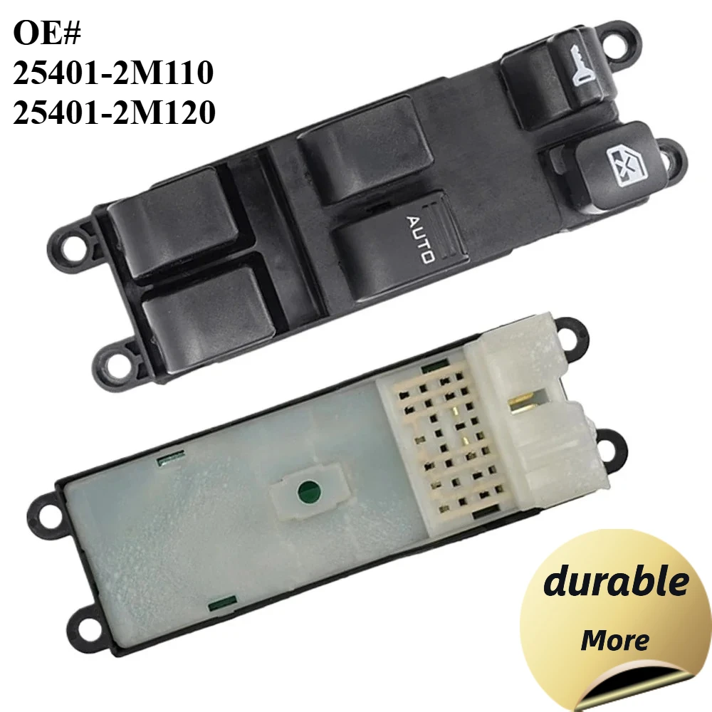 Left Master Power Window Lifter Switch For Nissan Navara Bluebird Sunny Primera Pickup Truck B14 D22,25401-2M110,25401-2M120