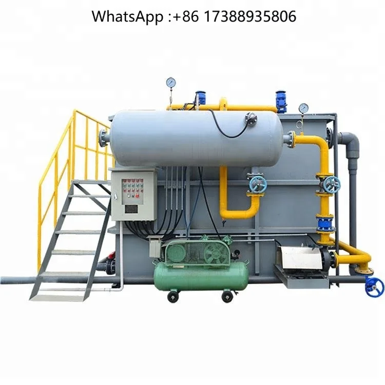 Ce Grease Trap System Oil Water Separator Daf Water Treatment System Daf Air Flotation Sewage Treatment Plant Recycling Plastics