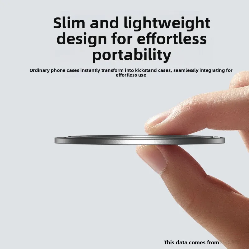 حامل هاتف معدني مغناطيسي |   360 °   دوران، متعدد الوظائف |   لهاتف iPhone/Samsung/Xiaomi، حامل عالمي لسطح المكتب كسول