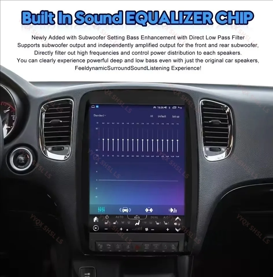 For Dodge Durango 2014-2016 Android13 1080*1920 Resolution UIS7862 Octa-core 8+128gb Car Navigation CarPlay Car Radio Multimedia