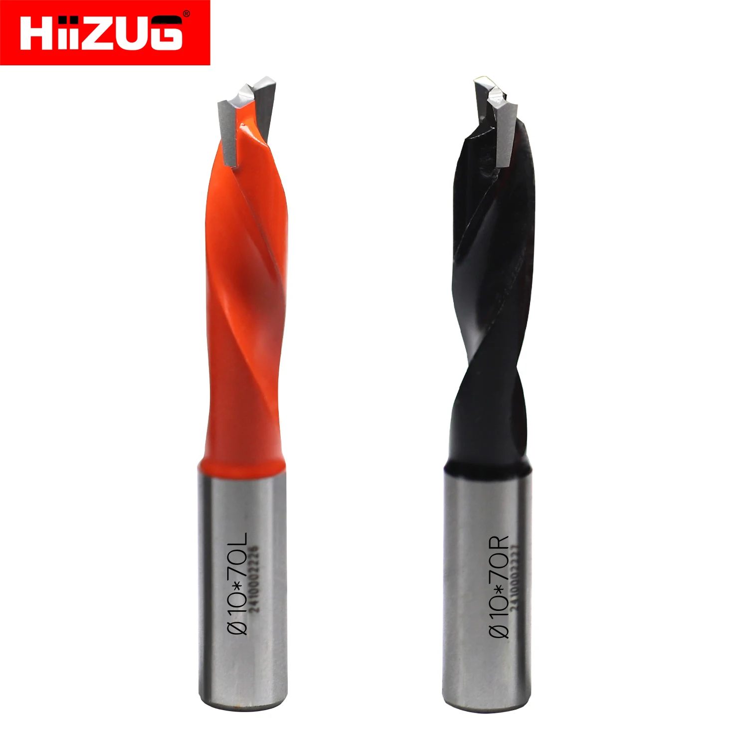 10x70mm TCT Drill Bit 10mm Shank, Woodworking Right or Left for Wood Drilling 1Pcs