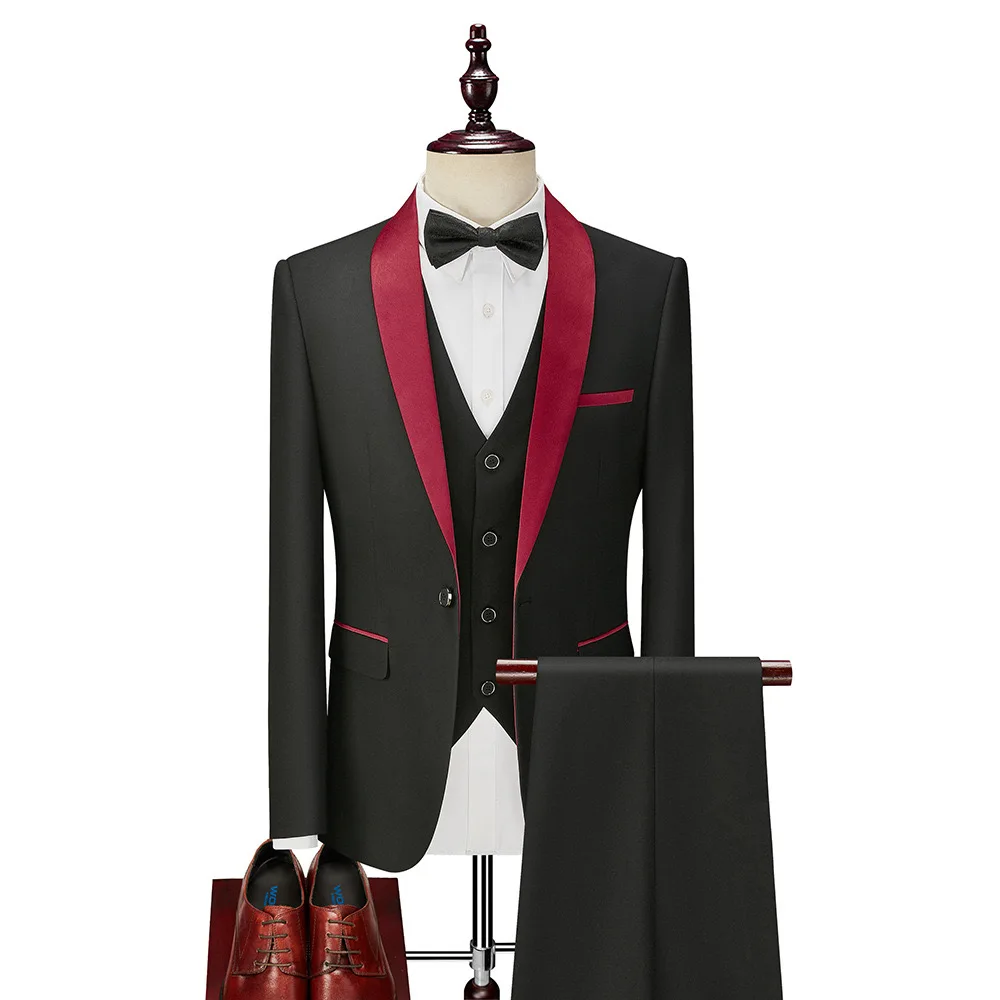 

O227Foreign trade fashion suit jacket single western multi-color slim fit stage performance wedding banquet