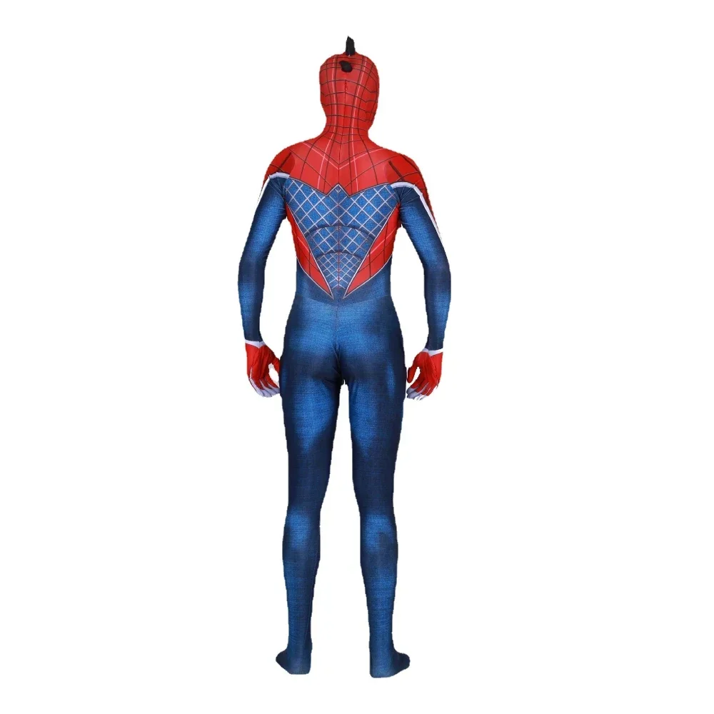 Superhero Punk Spider-Man Leotard Tights Jumpsuit Cosplay Costume Carnival Party Clothes Movie Anime Role Play Dress Up Gift