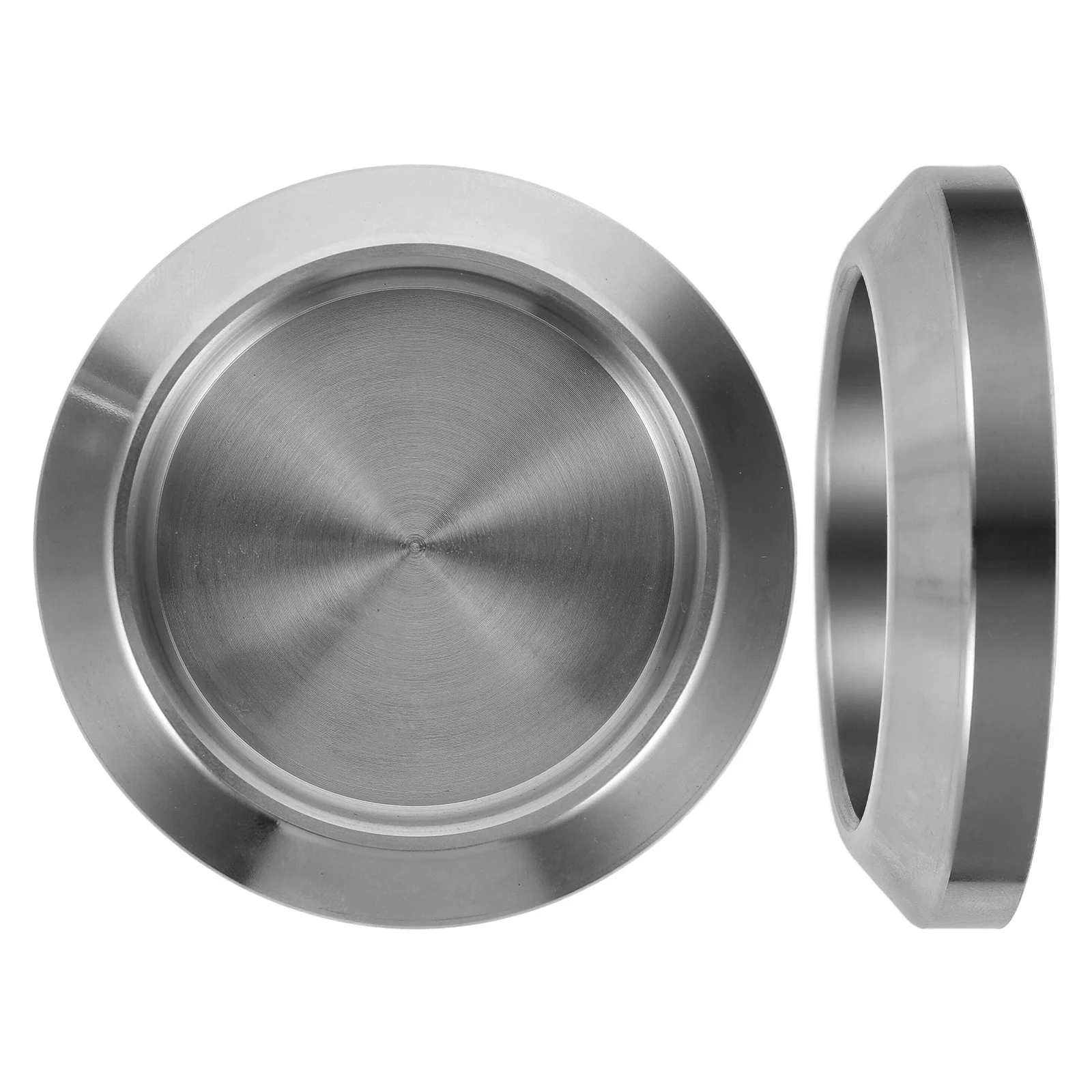 

2Pcs Stainless Steel Invisible Hidden Sliding Door Handles Recessed Flush Pulls for Glass Shower Single Hole Pull Handles Silver