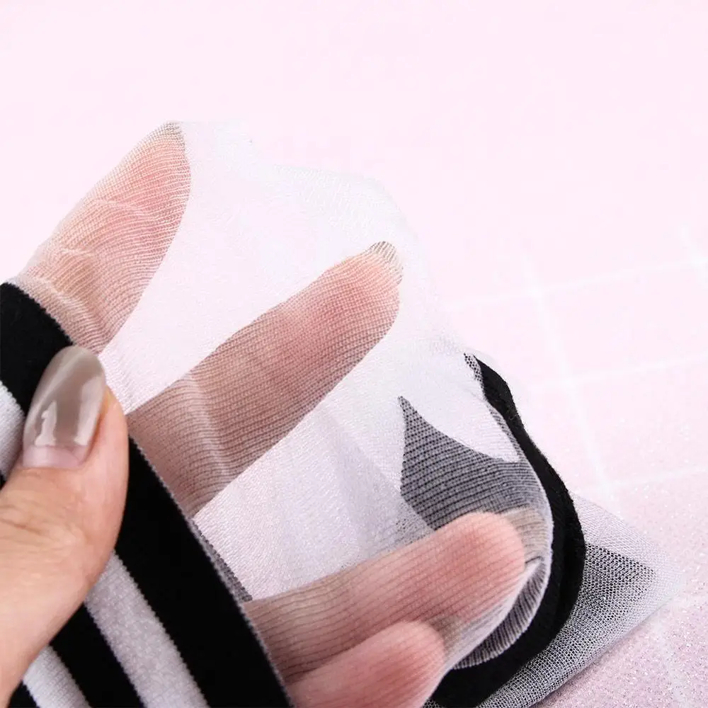 

Cute Summer Glass Silk Transparent Harajuku Women Ankle Socks Socks Rainbow Short Socks