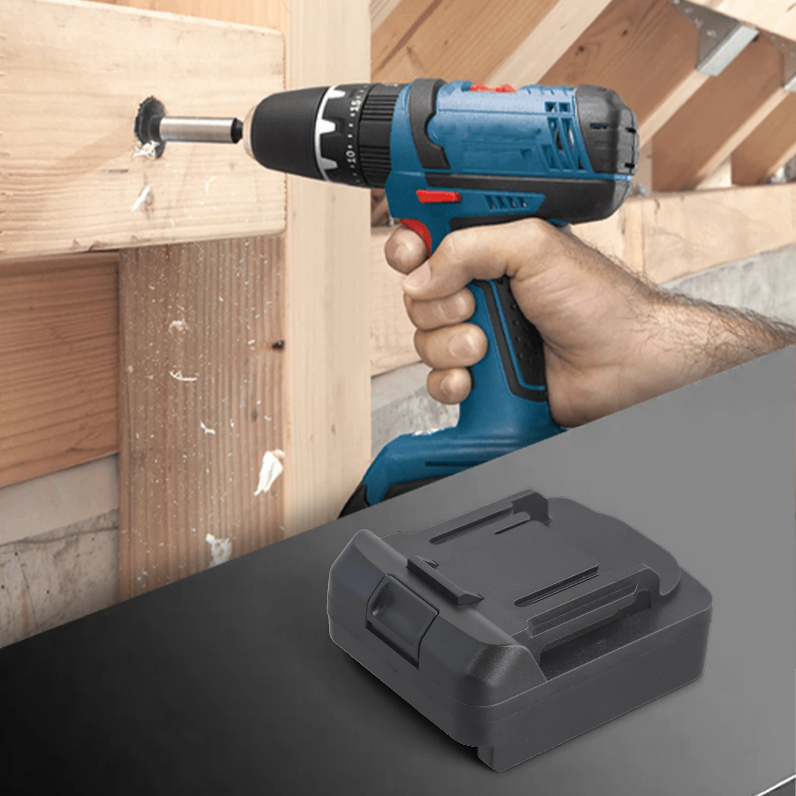 

Преобразователь литиевой батареи, адаптер для преобразователя батареи, адаптер для преобразования батареи для электроинструментов Bosch BAT618