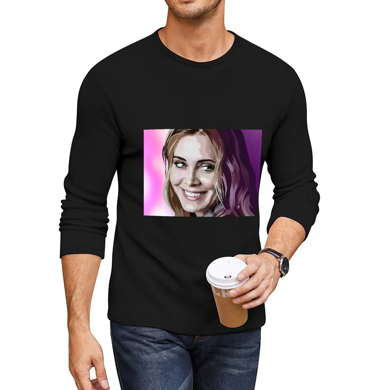

Anouk Teeuwe illustration Long T-Shirt Blouse man clothes customized t shirts plus size t shirts T-shirt men