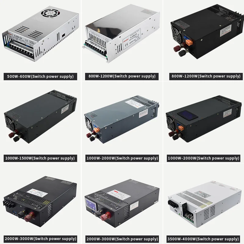 Switching Power Supply S-800-24 Single Output High Power Supply 24V33A/12V66A36V48V110V Industrial Voltage Regulator