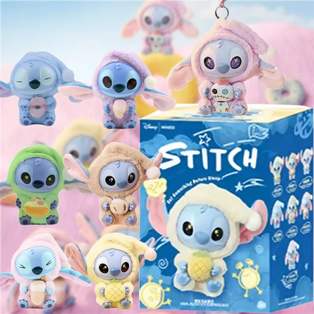 

Горячие продажи Stitch Blind Box Bag Eat Some Thing Before Sleep Series Виниловый кулон Милая кукла Mystery Box Пушистая кукла-сюрприз в подарок
