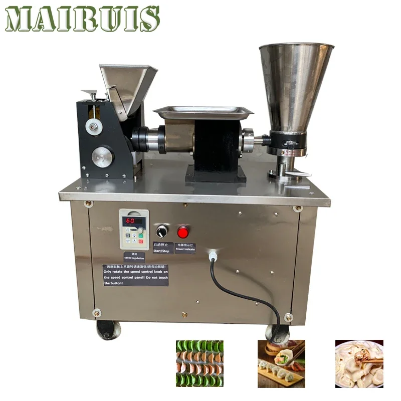 

Adjustable Speed Dumplings Machine Various Dumpling Shapes Good Quality Samosa Dumpling Making Machine