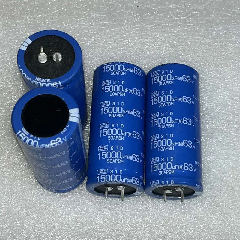 Condensatore elettrolitico con filtro amplificatore di potenza serie 80D 63V 15000UF 1PCS