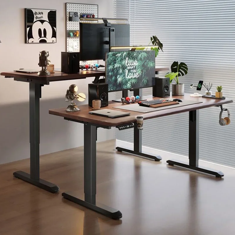 

Customizable Single Motor Smart Electric Lift Computer Table Home Sit Desk Liftable Height Adjustable desk Office Learning Stand
