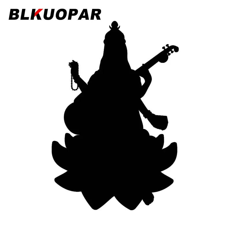 BLKUOPAR Goddess Vasant Panchami Car Sticker Vinyl Waterproof Decal Car Accessories Windshield Trunk Decor Graphics Decoration