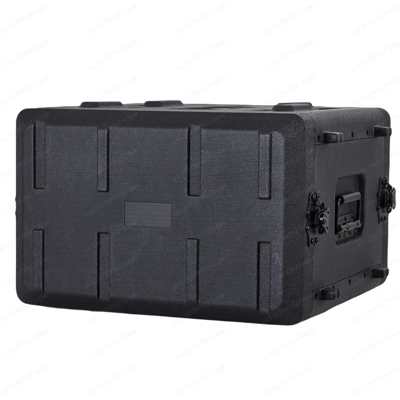 Shockproof Double Lid ATA Case for Wireless Receiver - PE Plastic & Carbon Steel, Lightweight Air Transport