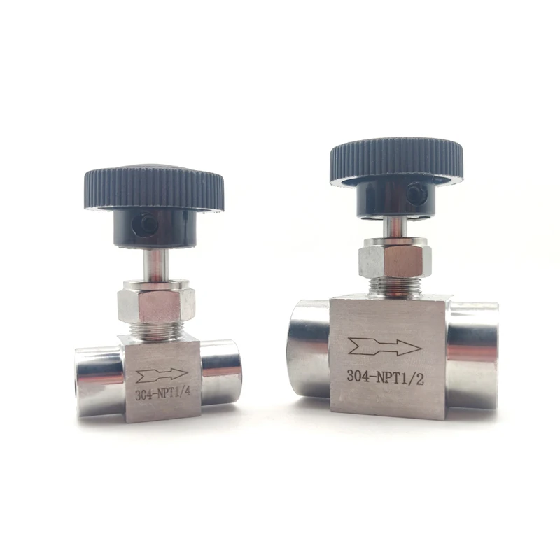304 Stainless Steel NPT Female Thread Needle Valve 1/8