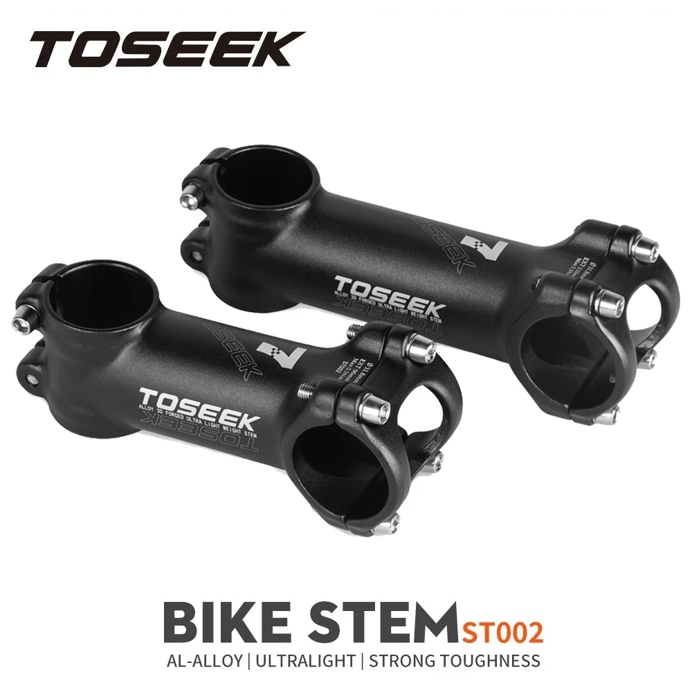 

TOSEEK Mountain Bike Ultralight Handlebar Stem 7 Degree Mtb Bicycle Stem 45-160mm Power 31.8mm Aluminum Spare Parts For Bicycle