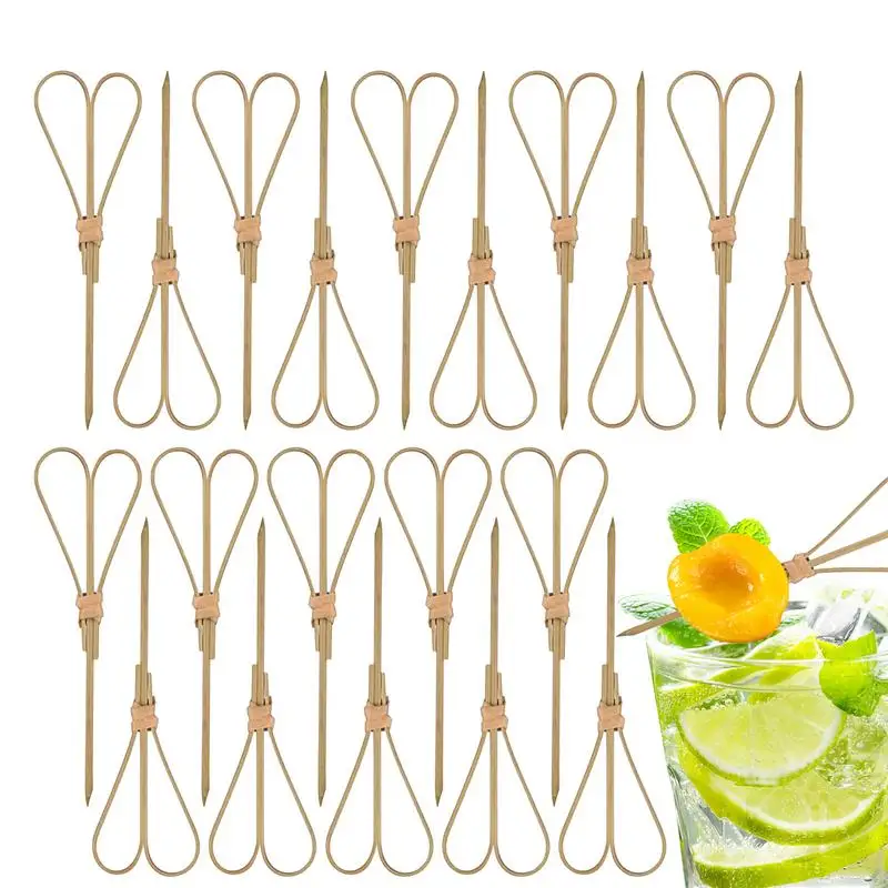 

Garnish Picks For Cocktails Garnish Sticks Cocktail Picks 20 Pcs Heart-Shaped Fancy Toothpicks Appetizer Picks Cocktail Sticks