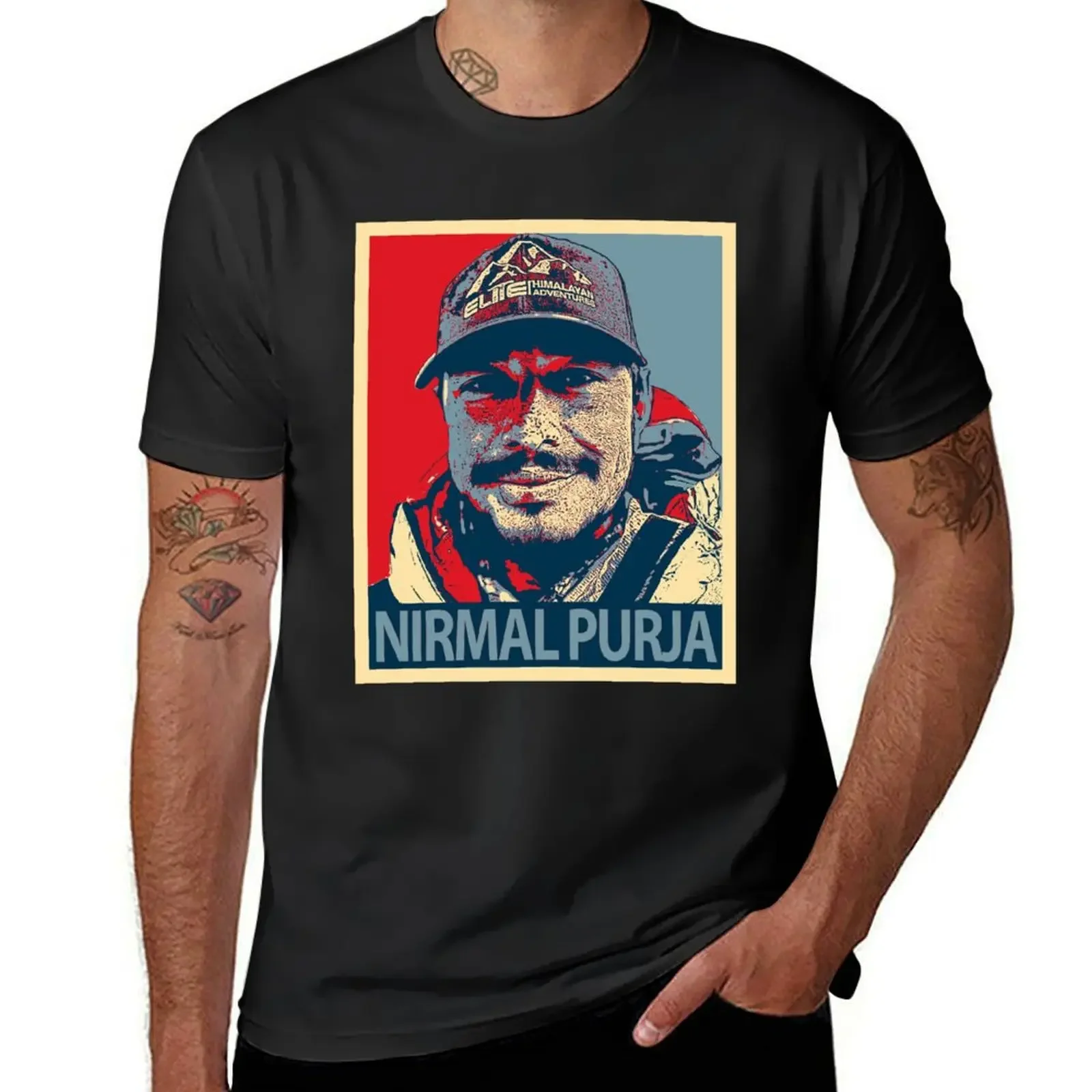Camiseta de Purja Nirmal para hombre, ropa hippie vintage, camisetas gráficas de anime