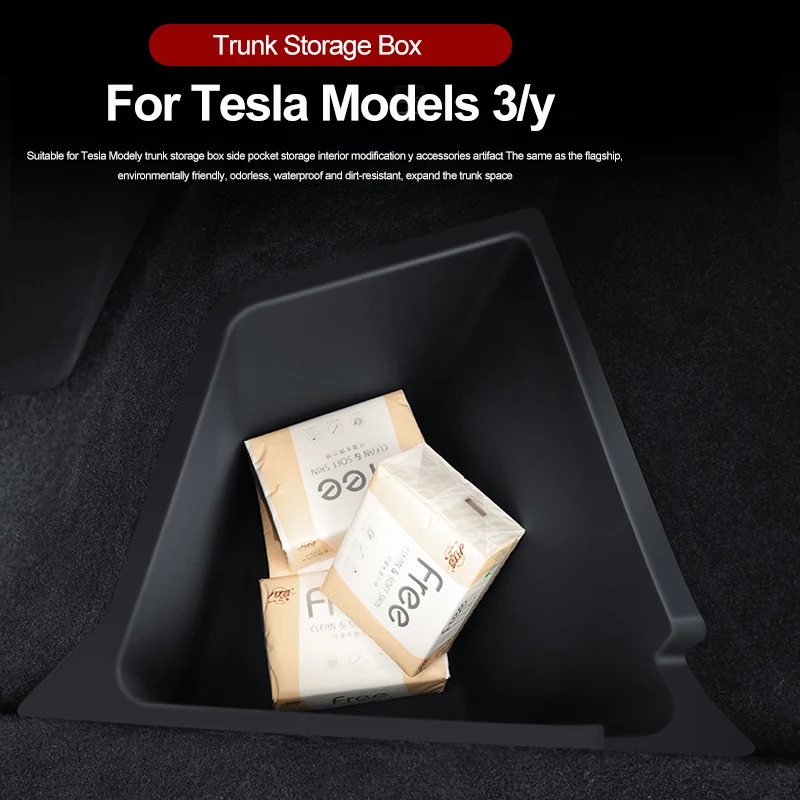 

For Tesla Model3/Y trunk storage box modified side car storage box interior accessories