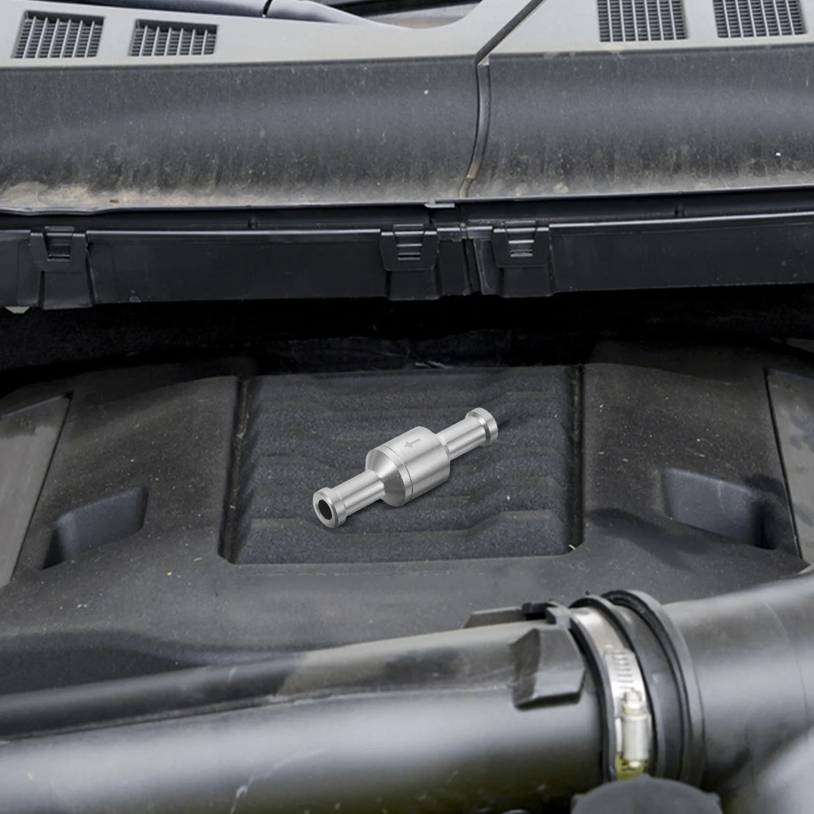 

Fuel Line Check Valve Single Way Aluminum Alloy Automotive Marine One Way Non Return Valve Fuel Valve,