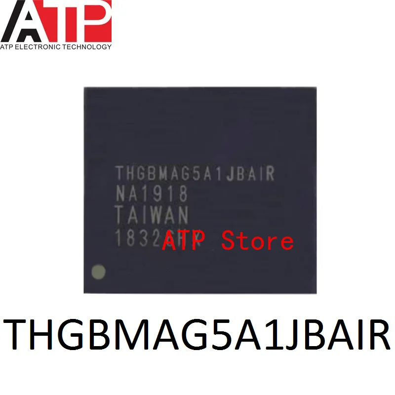 1-10 Pieces 100% New Original THGBMAG5A1JBAIR 4GB EMMC BGA153 THGBMAG5A1JBA1R Chip IC